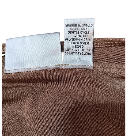 CHICO'S‎ 2 Travelers Open Front Jacket Cardigan Top 12/LG Dressy Gold Metallic - Picture 7 of 9